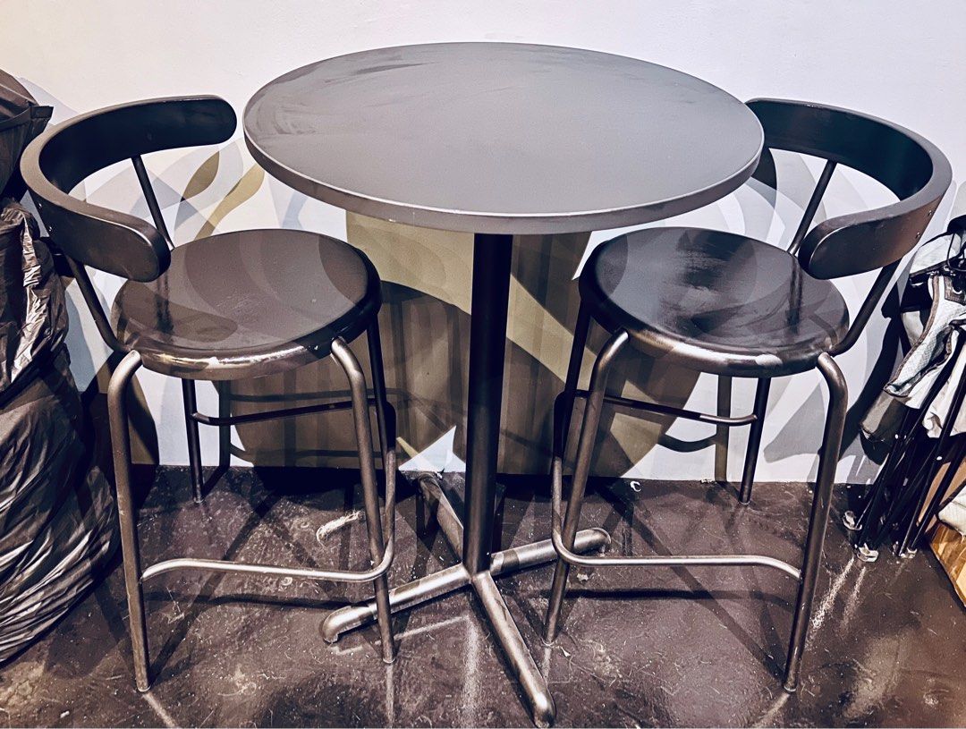 IKEA Stensele Bar Table Yngvar Bar Stool