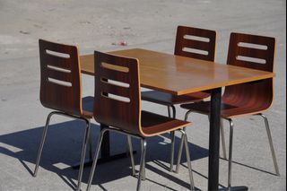 Industrial Dining Table  Set with Chairs