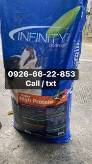 infinity high protein dog food 20kg sack free delivery