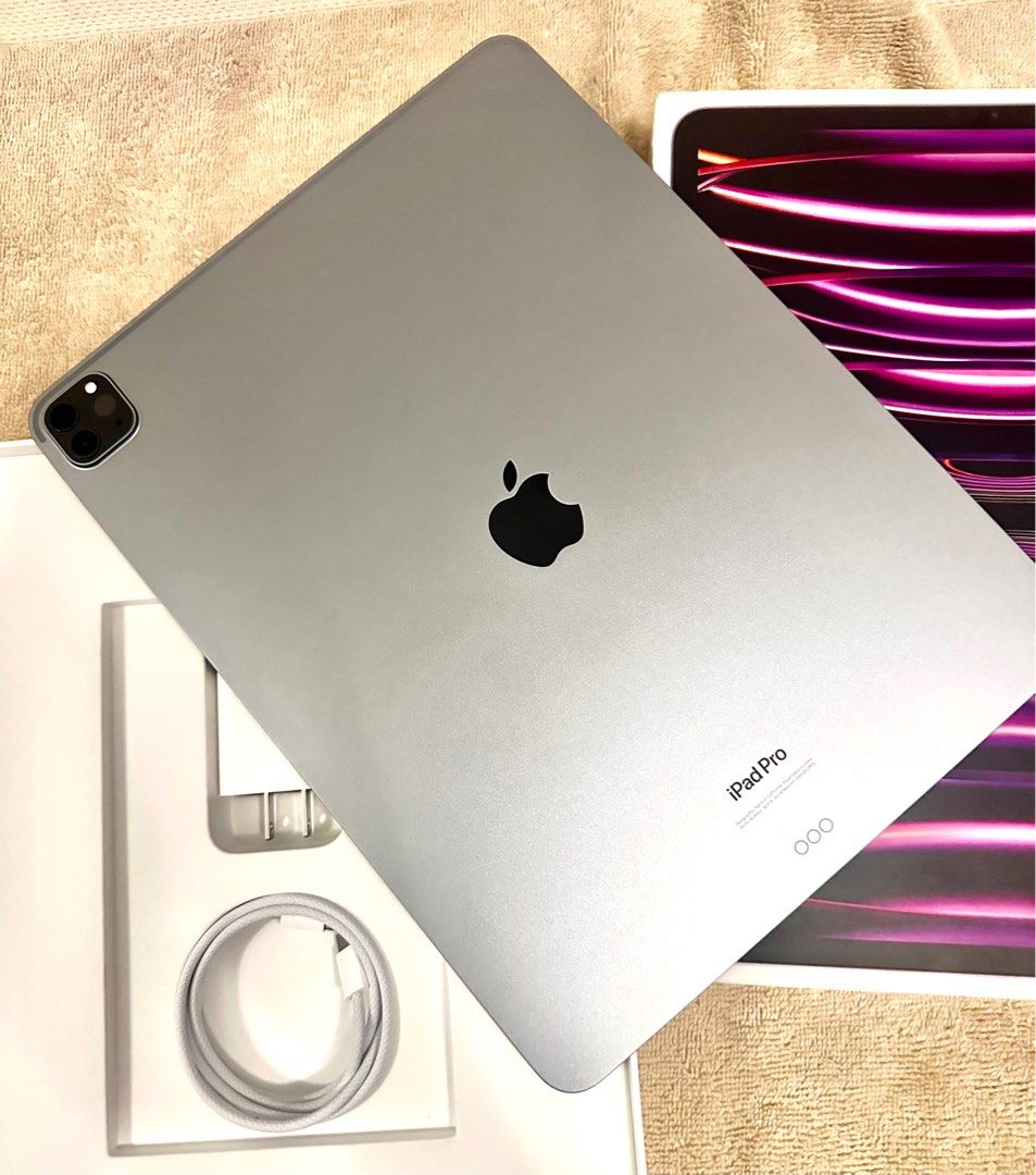 Ipad pro 6th gen 256gb (Category: iPad) located in Cavite. Submitted by nopalitos (Listing ID 1302333534, Image 3). Description: Almost new, 17 days old palang!!! Bought in power mac center SM NORTH Purchase date: April 22 2024 Reason to sell: is that i realized i kinda don’t need this ipad in my life so rather than i sell it. .