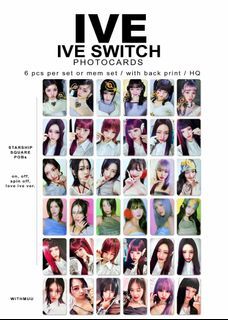 IVE I've Switch POB Photocards

📌READ THE NOTE