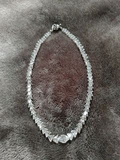 Japan Vintage Clear Crystal Necklace