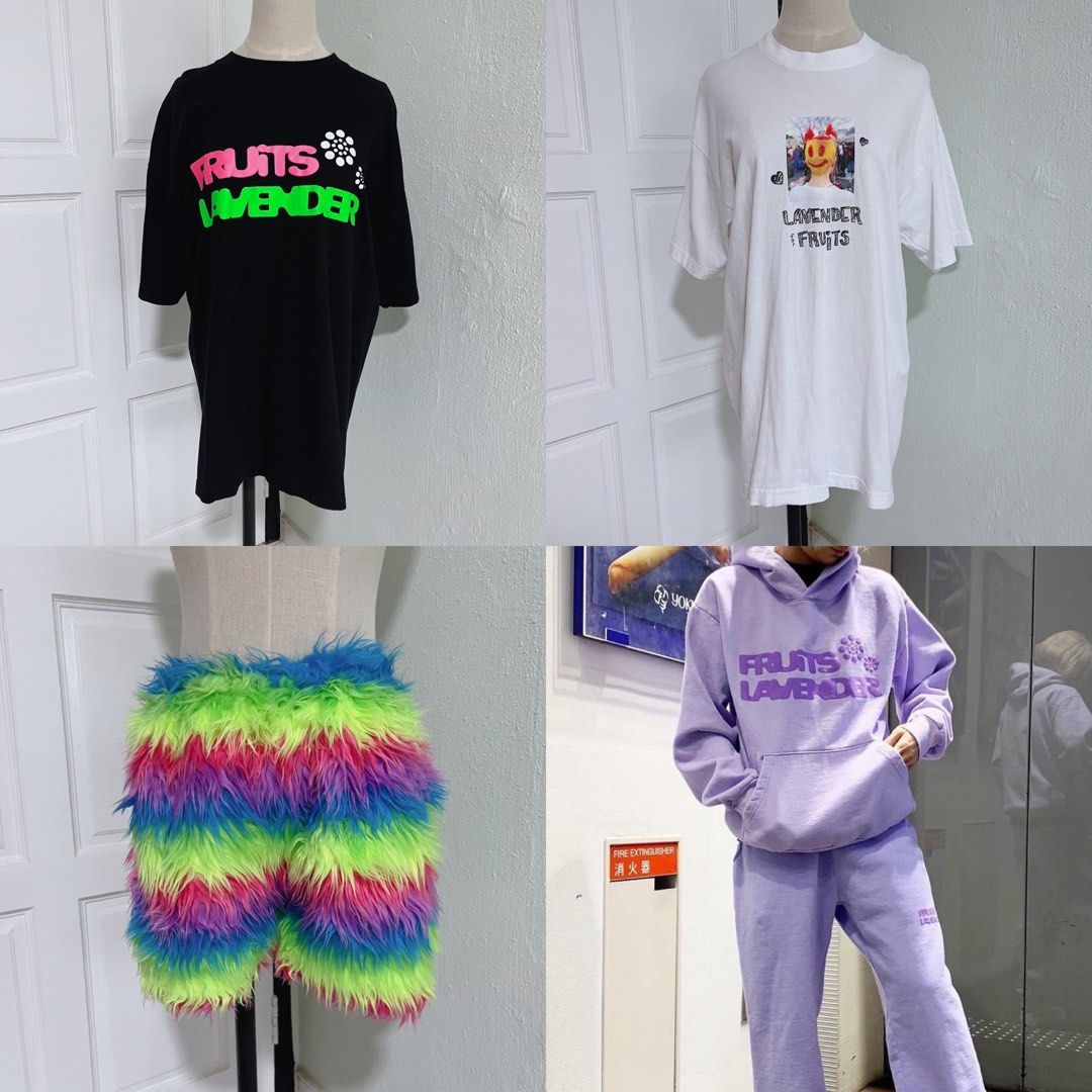 Japanese FRUiTS Magazine Harajuku Street Style Lavender Collab + ACDC ...