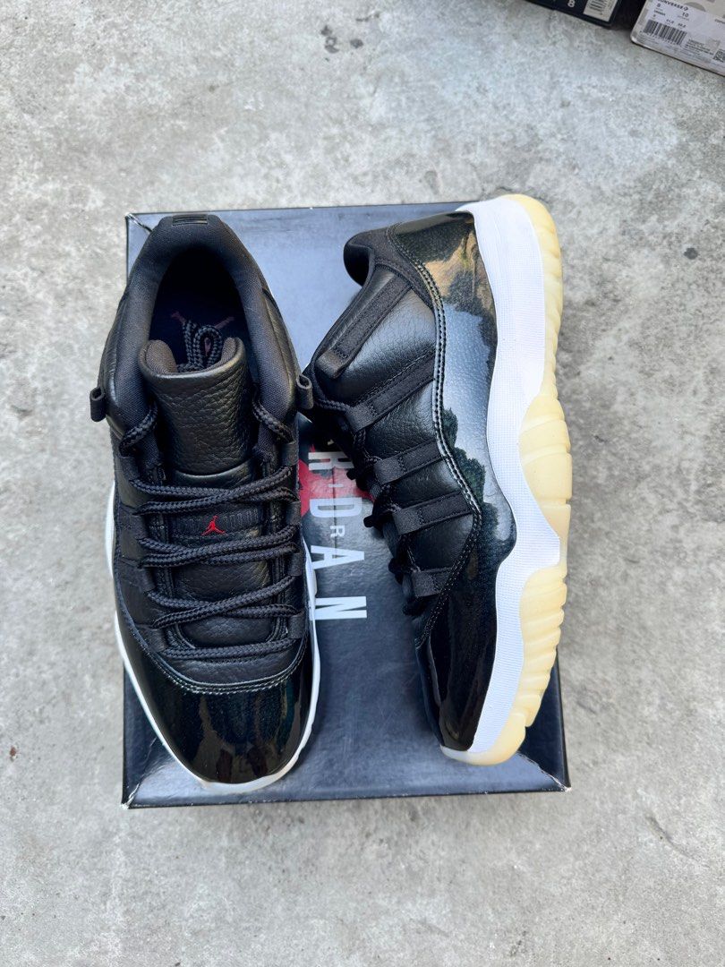 Jordan 11 Low 72-10 (Category: Sneakers) located in Pasig City. Submitted by ongkicks.ph (Listing ID 1302342825, Image 1). Description: FOR SALE Jordan 11 Low 72-10 Size: 9 Mens US USED ONCE ONLY Price: ₱ 6,000 💵 UNLI VOUCH AND LC HMU.
