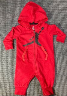 Jordan Baby (3M) Full-Zip Coverall RED