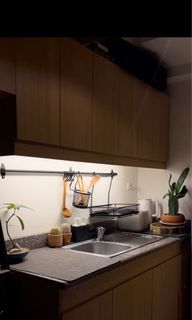 Kitchen Countertop with Sink and Faucet (180x60cm)