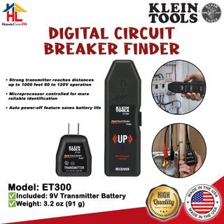 Klein Tools Digital Circuit Breaker Finder ET300