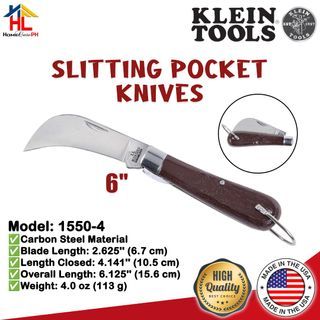 Klein Tools Slitting Pocket Knives 6 inches