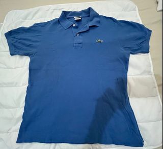 Lacoste blue polo shirt women size 3