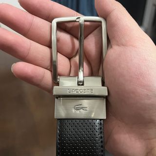 Lacoste Engraved Reversible Leather Belt