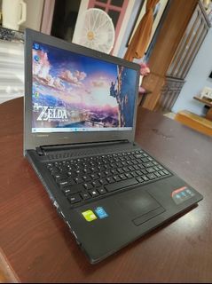 -Lenovo Intel Core i3 2.0ghz
 8gb ram 
128gb ssd
 14inch  led HD malinaw 
Nvidia Graphics 920m
3D Dual speakers Audio
 builtin webcam 
Wifi plus Bluetooth Windows 11 and ms Office installed