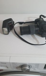 Lens, camera SLR, flash minolta