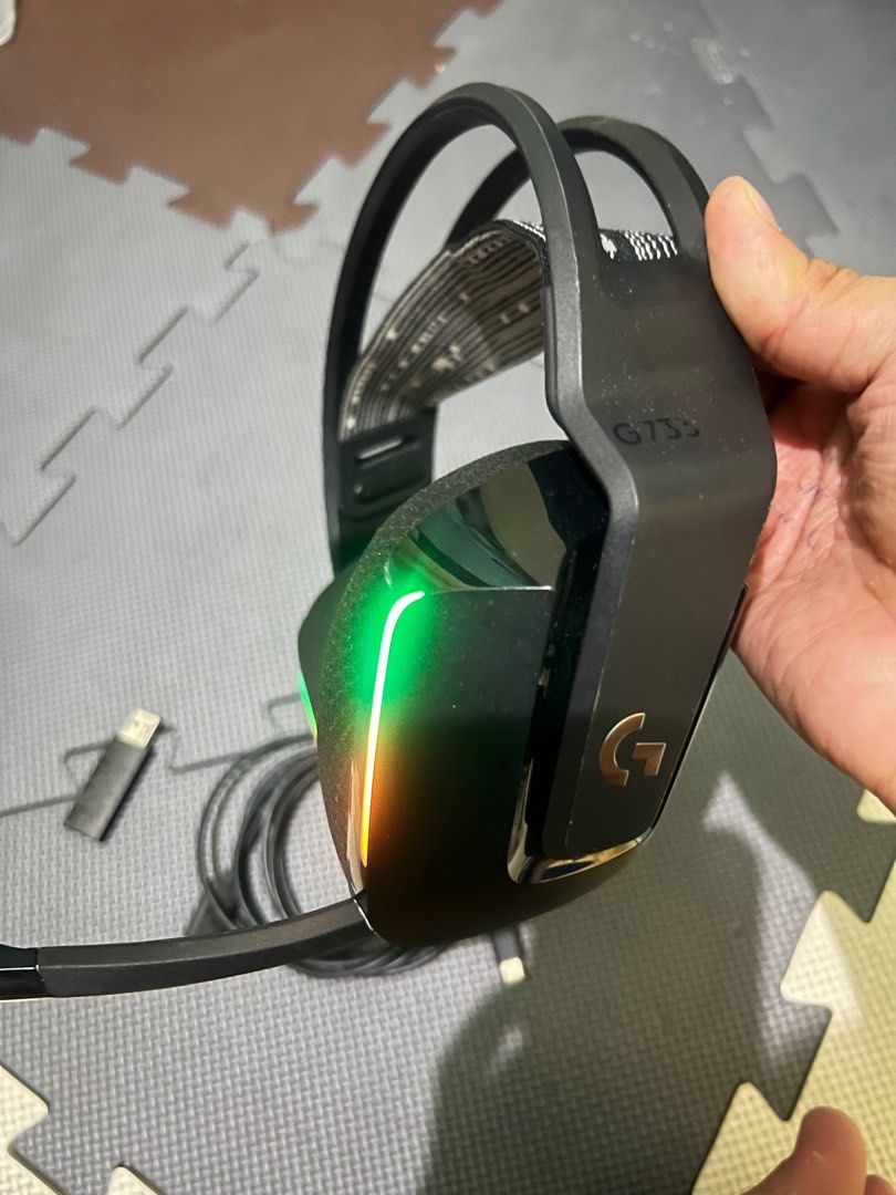 logitech G733 with mic negotiable (Category: Headphones & Headsets) located in Manila. Submitted by the.alley (Listing ID 1302379254, Image 2). Description: 📌 Inclusion: mic dongle Wired cable .