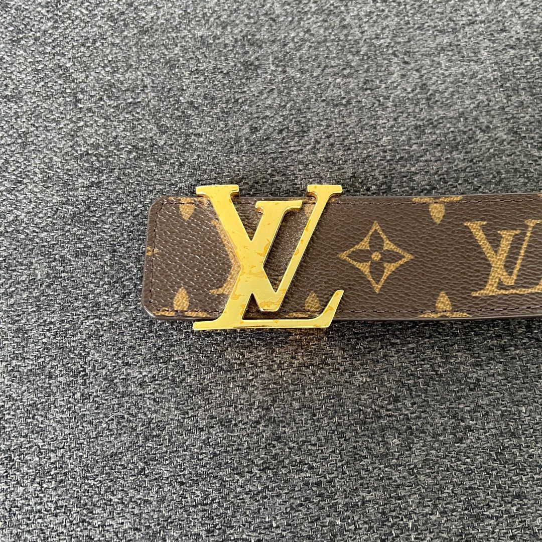 Louis vuitton logo belt sale