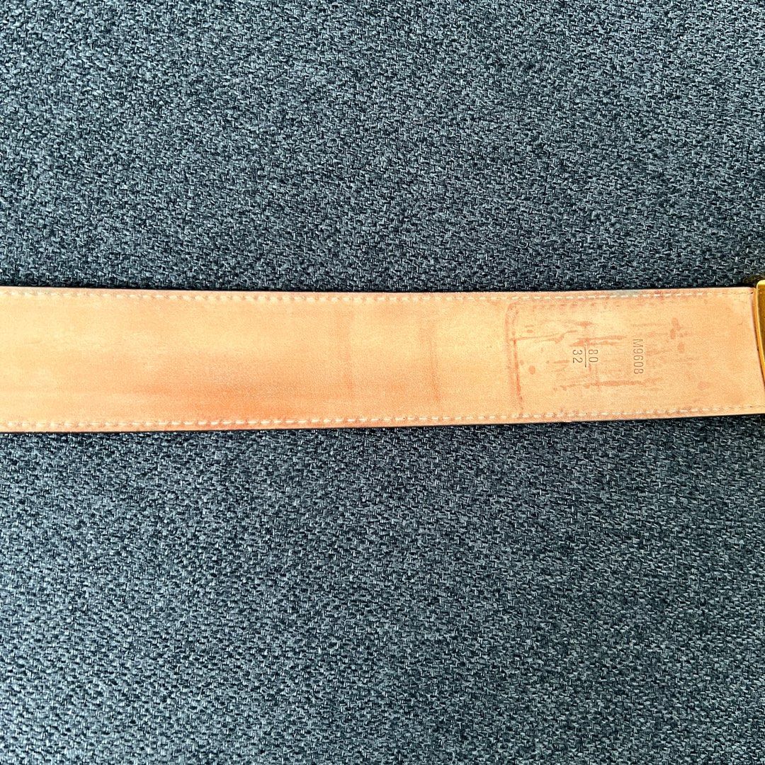 Louis Vuitton Logo Belt Monogram Ghw Men s Fashion Watches Accessories Belts on Carousell