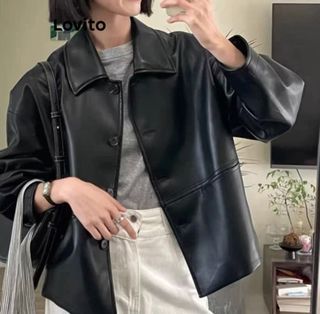 Lovito Leather Jacket