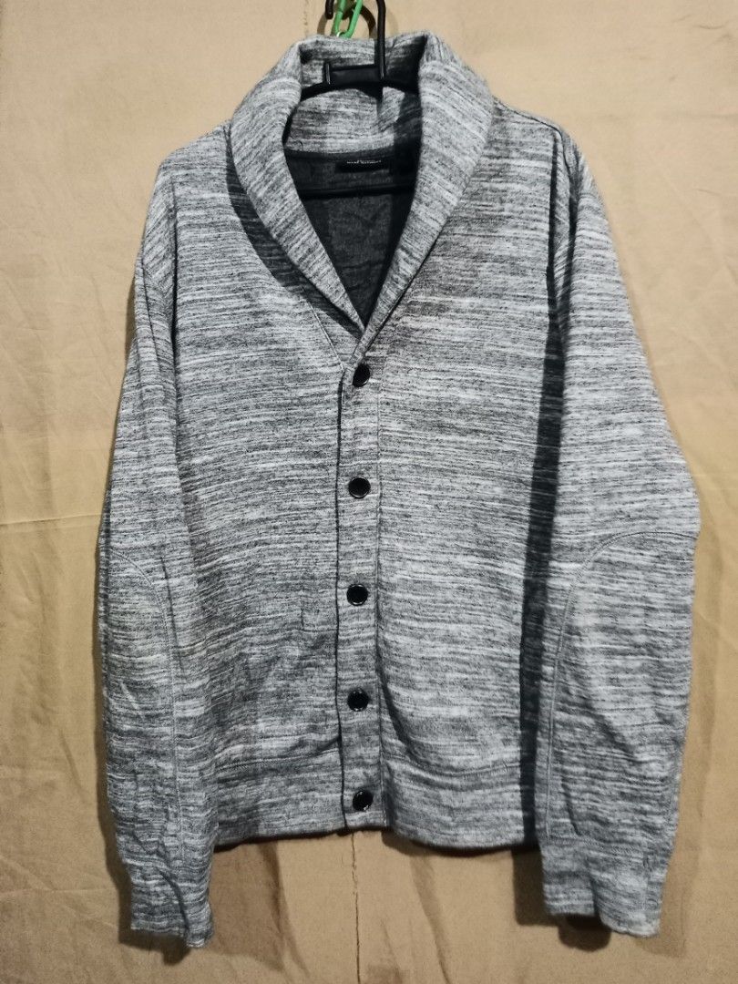 Marc Anthony Mens Shawl Collar Botton Down Sweater Men s Fashion Coats Jackets and Outerwear on Carousell