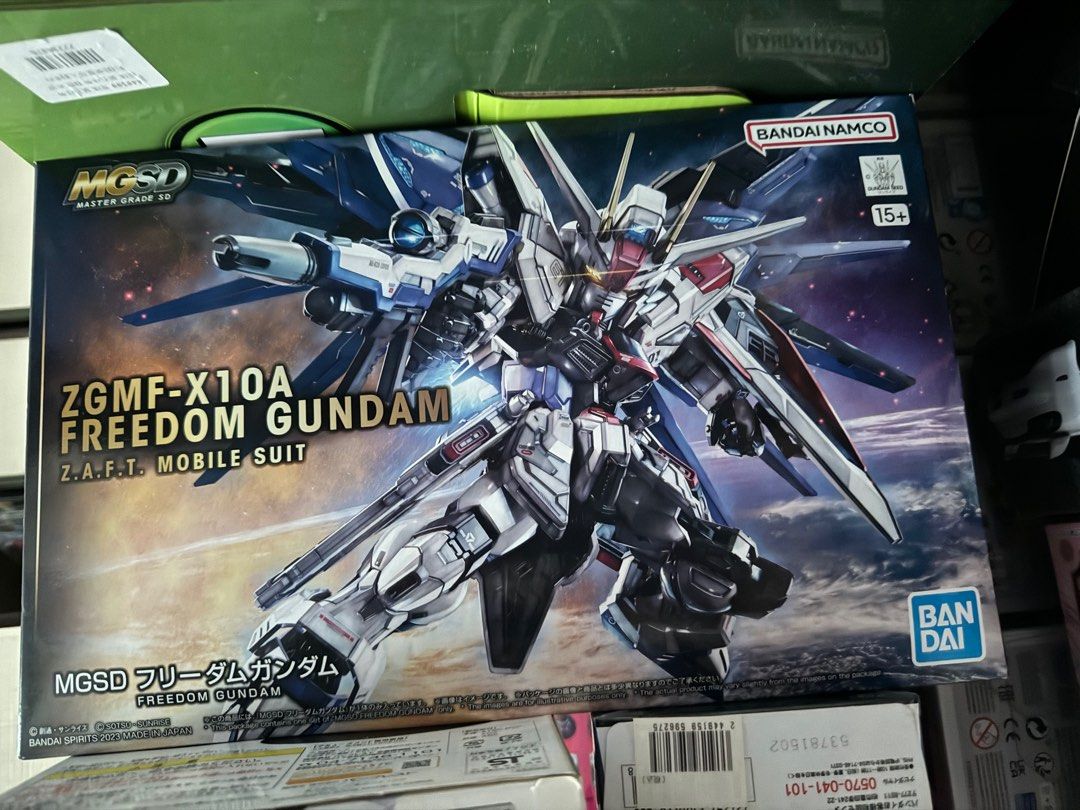 MGSD ZGMF-X10A FREEDOM GUNDAM (Category: Gundam Model Kits) located in Singapore. Submitted by zt.77 (Listing ID 1302222347, Image 1). Description: -All prices are FIX, even with multiple purchase -No nego and no trade -Brand new in box -Not liable for any Qexpress discrepancy -Deal at my block only -Qexpress at $5 additional .