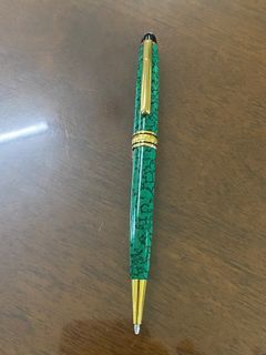 Montblanc Meisterstuck Tix Classique Ballpoint Pen GOLD / GREEN VARIANT Vintage - Used