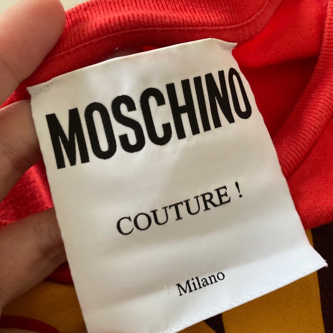 Fake moschino t shirt dress top