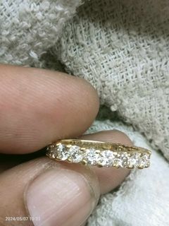 Natural diamond eternity ring