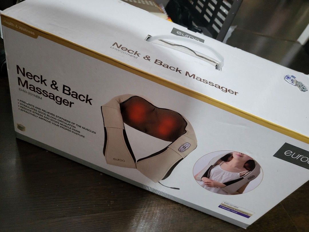 Neck and Back Massager (Category: Massage Devices) located in Cavite. Submitted by justforthrift (Listing ID 1302242319, Image 1). Description: Neck and Back Massager. Good as New.