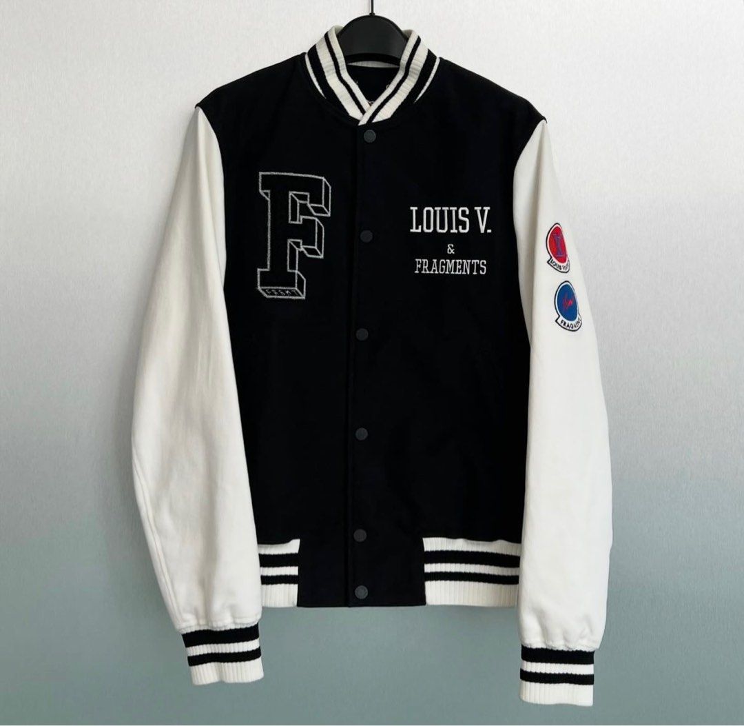 NEW Louis Vuitton x Fragment Jacket Size 44 Black white Luxury Apparel on Carousell