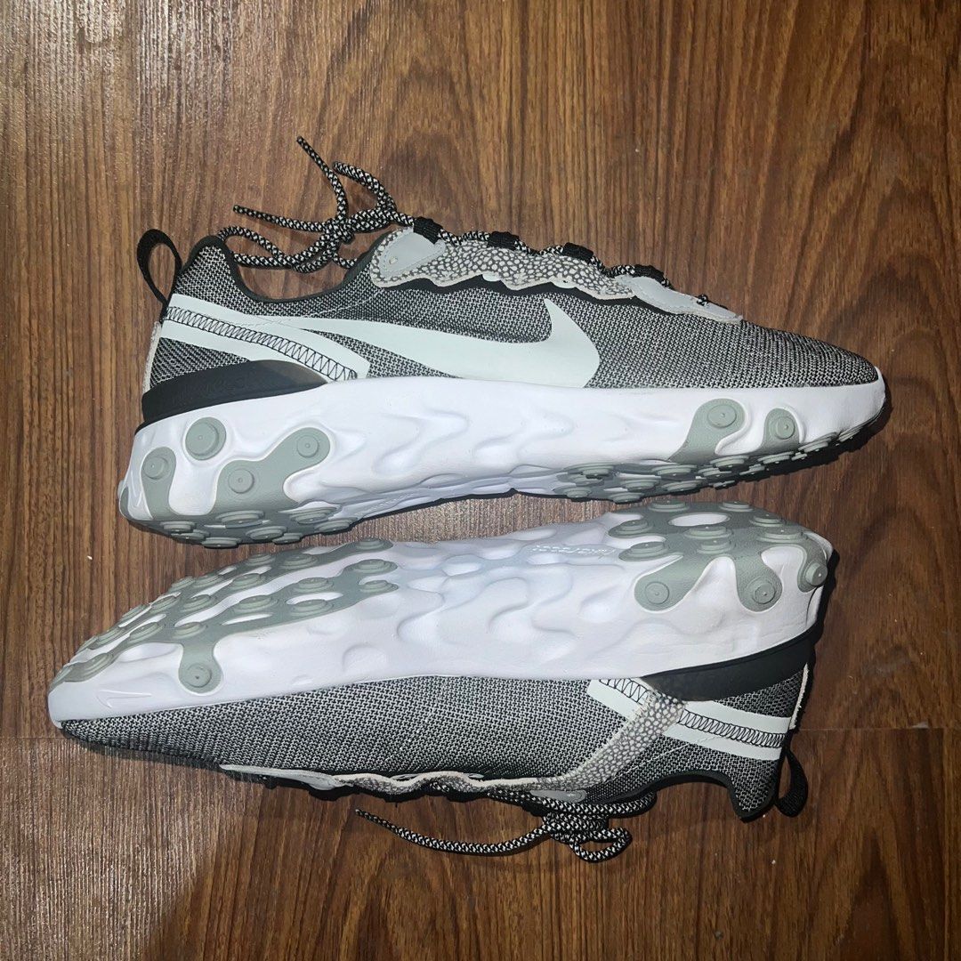 Nike React Element 55 Safari Pack Wolf Grey Men s Fashion Footwear Sneakers on Carousell