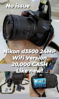 Nikon d3500 For Swap or Sale