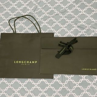 Original Longchamp Small, Large Paperbag & Gift Box Envelope