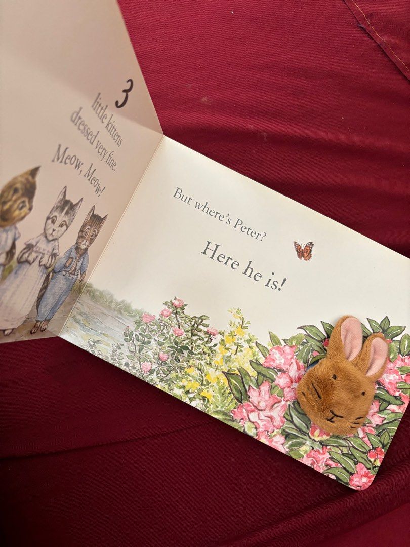 Peter Rabbit Puppet Book, Hobbies & Toys, Books & Magazines, Children's ...