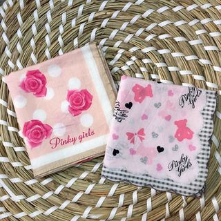 Pinky Girls handkerchief bundle 2pcs