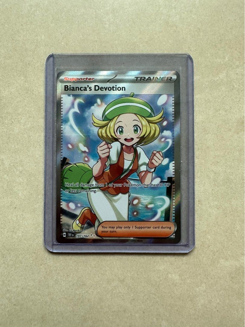 Pokmon Temporal Forces Bianca's Devotion FA full art card, Hobbies & Toys,  Toys & Games on Carousell