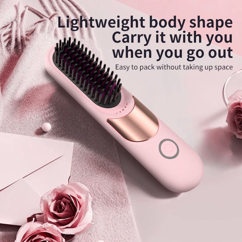 Buture mini hair straightener brush shop