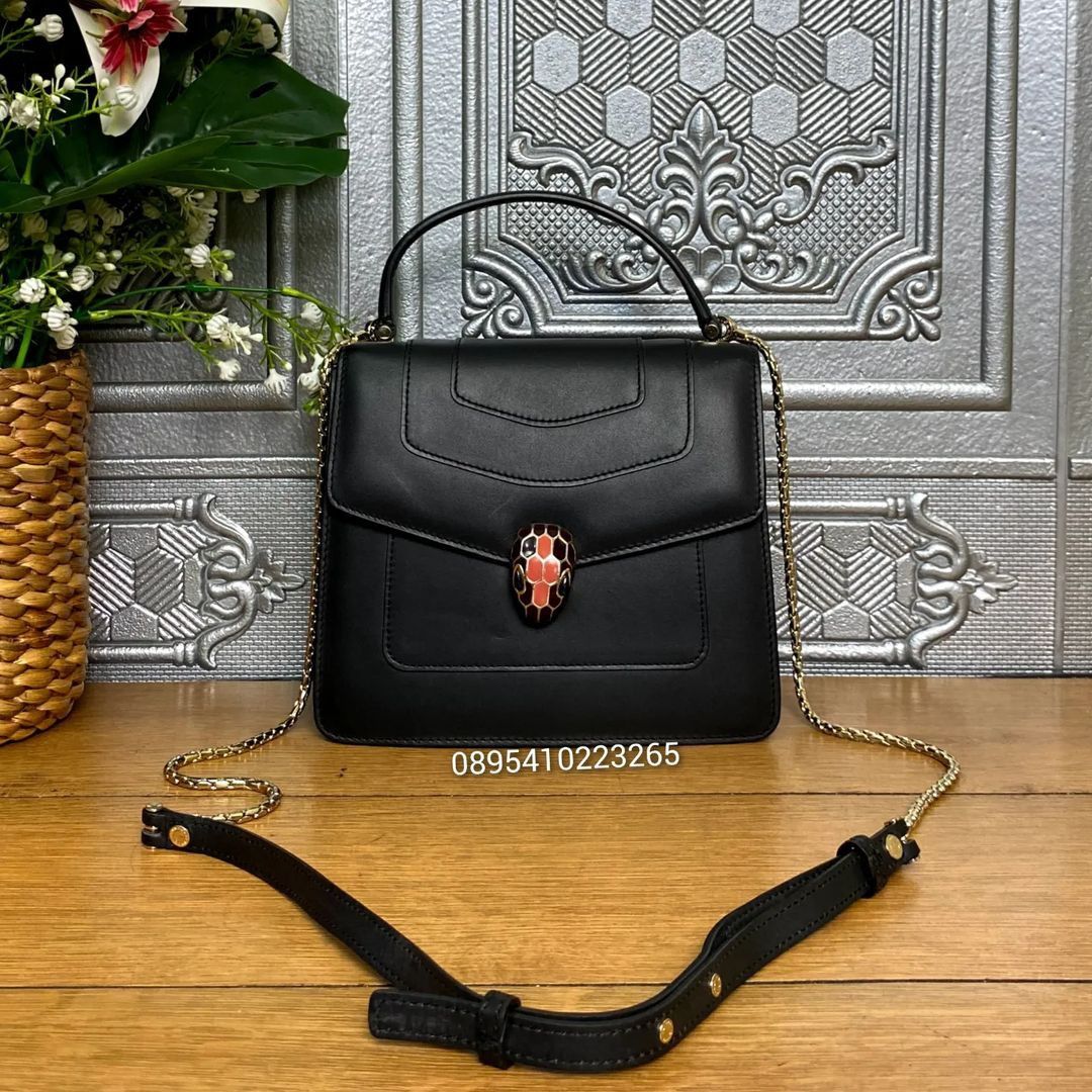 preloved tas bvlgari serpenti forever top handle