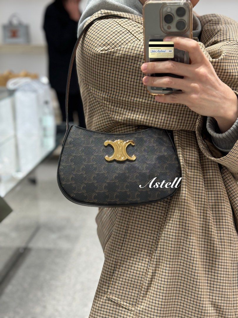 【関税&送料込】Celine Medium Tilly Bag Women's Medium Tilly bag in raffia and calfskin | CELINE | 24S