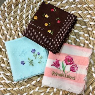 Private Label handkerchief bundle 3pcs