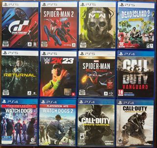 Ps4 and ps5 games sale or trade