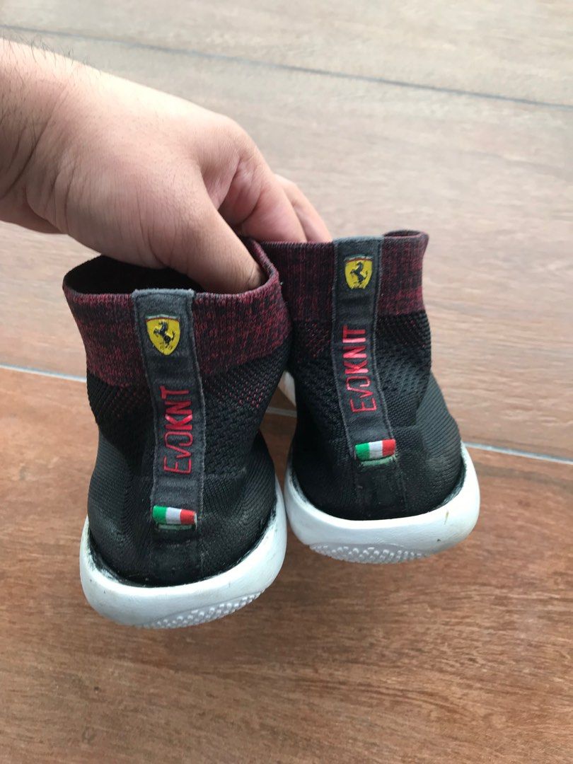 Puma Ferrari Evo Knit Socks shoe size US9