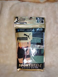 Puma Mens Sport Style 3-Pack Performance Moisture Wicking Boxer Brief