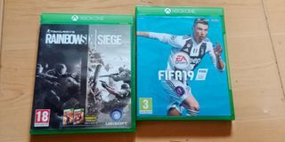 Rainbows siege / Fifa 19 Xbox one CD games for sale take all