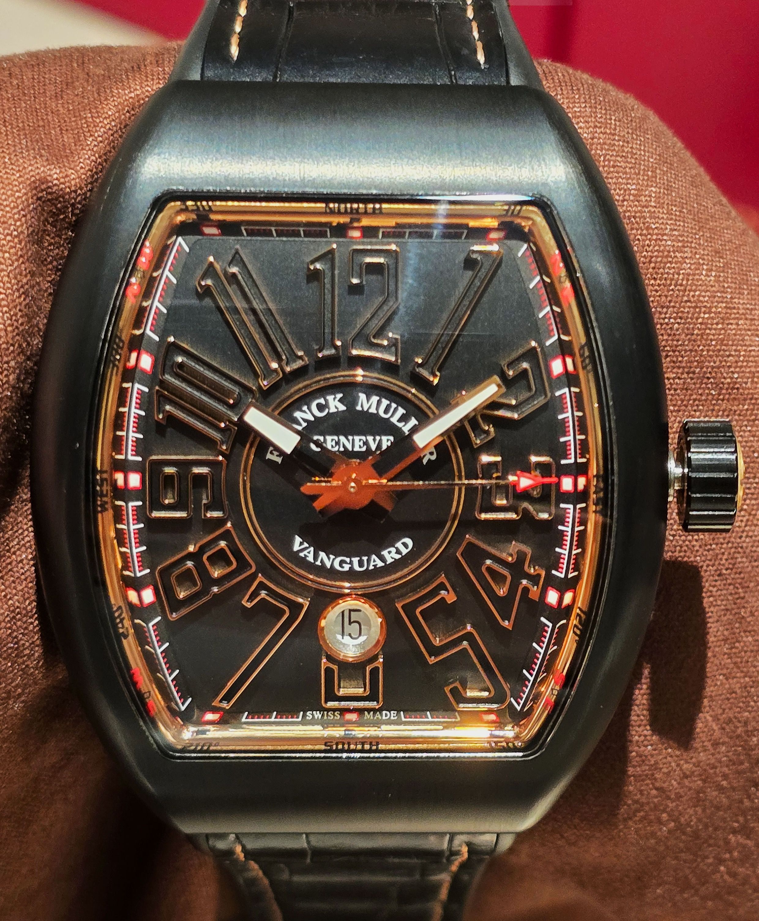 RARE FRANCK MULLER Vanguard Black Titanium Pink Gold 52mm Limited Edition V45SCDTJ TTNRBR5N Luxury Watches on Carousell