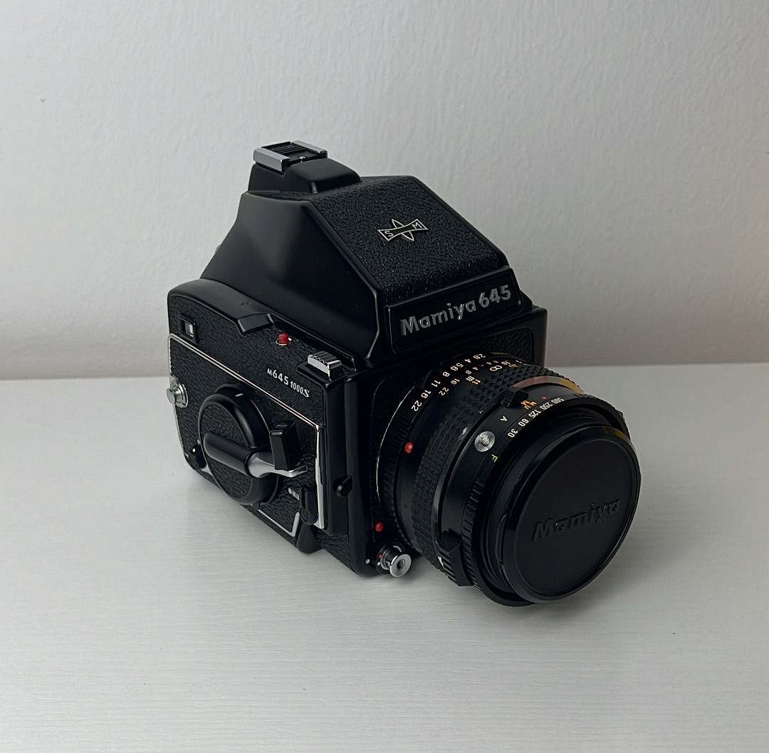 [RARE] Mamiya M645 1000s + Mamiya-Sekor C 70mm f2.8 Leaf Shutter Lens