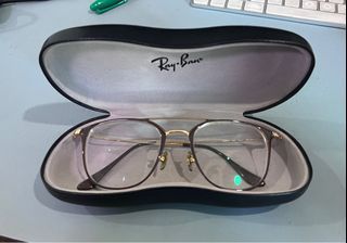 Rayban Optical Glasses Unisex Gold Frame