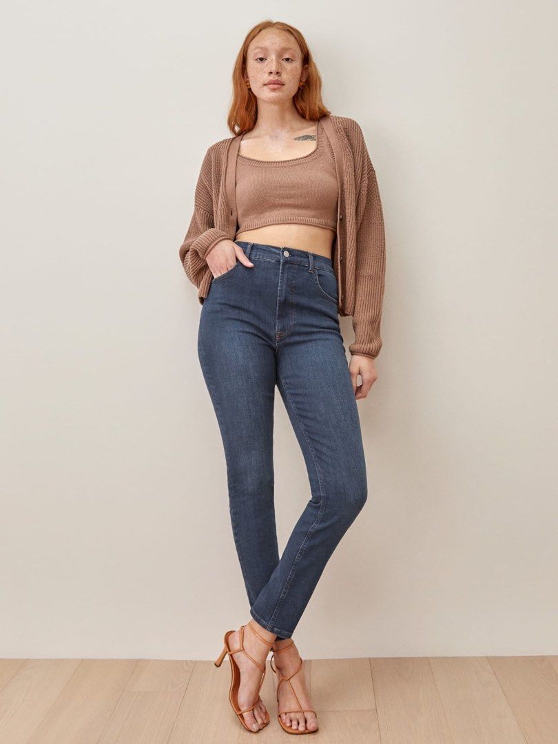 Reformation Harper High Rise Skinny Jeans Women s Fashion Bottoms Jeans Leggings on Carousell
