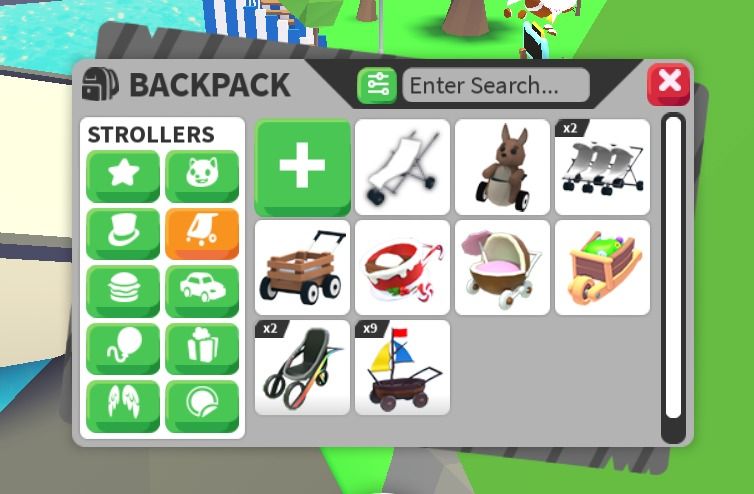 Roblox Adopt me inventory . Pets, strollers, vehicles , ride fly ...
