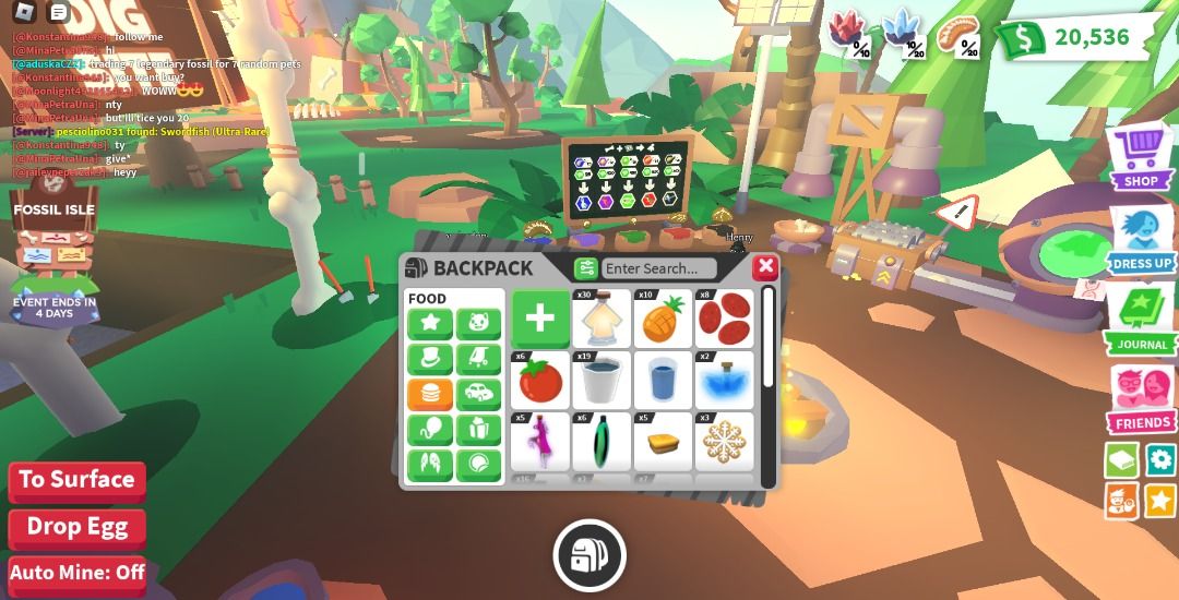Roblox Adopt me inventory . Pets, strollers, vehicles , ride fly ...