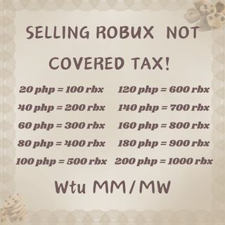 Selling Robux!  cheap and affordable