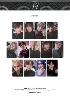 SEVENTEEN 17 is right here withmuu lucky draw pob pc