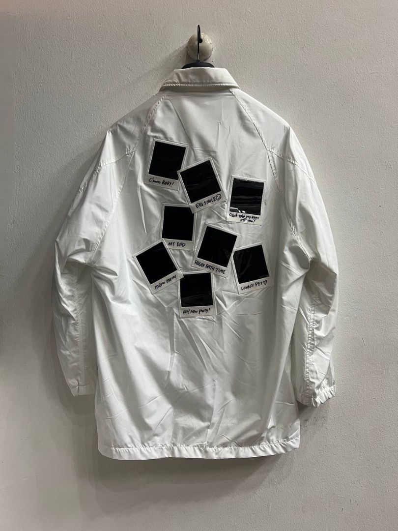 SS21 Doublet Polaroid Film Coach Jacket, Men